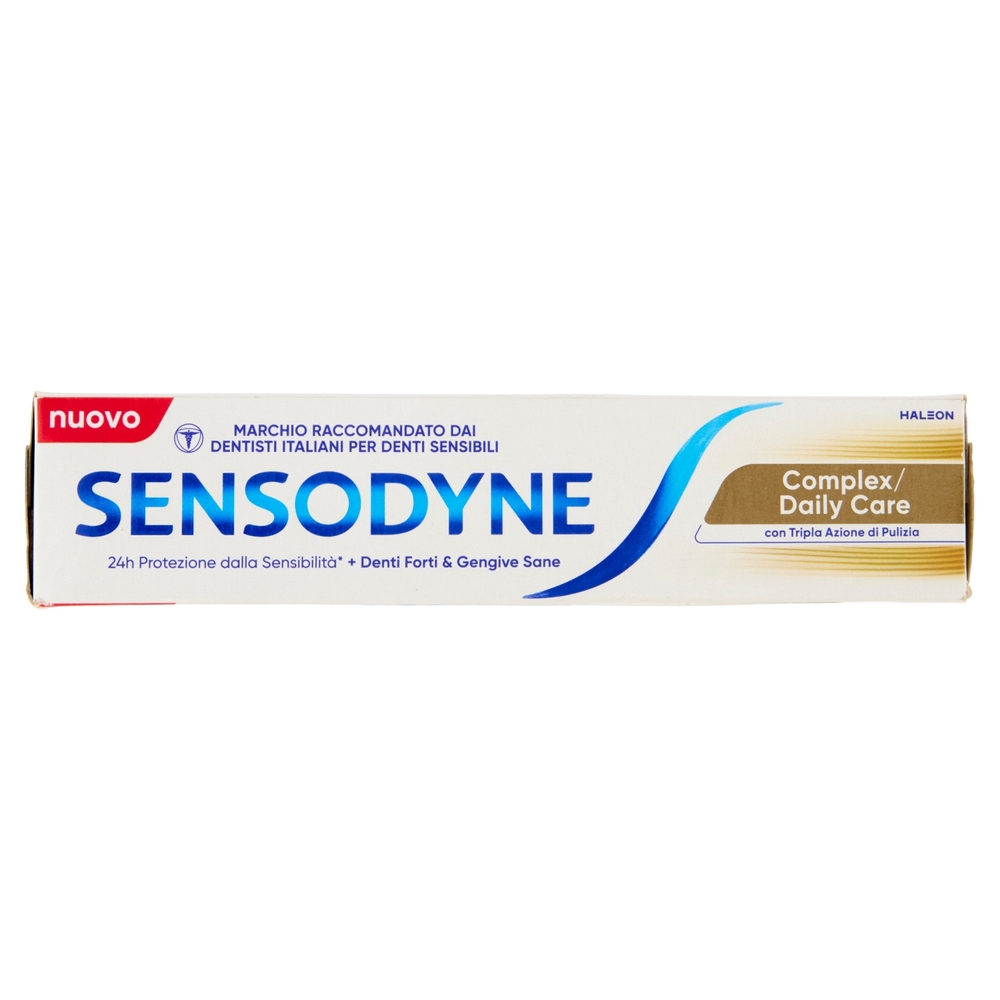 Sensodyne Dentifricio Complex/Daily Care per Denti Sensibili, Tripla Azione di Pulizia 75 ml